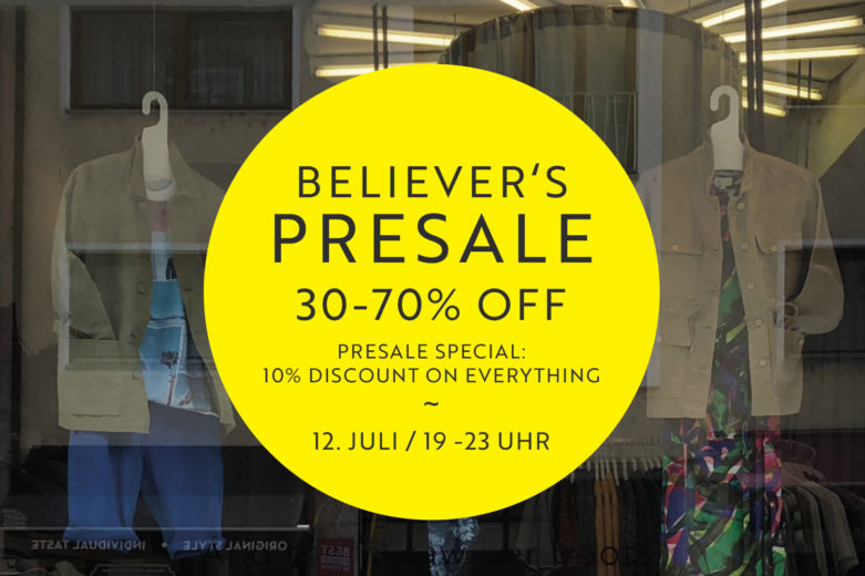 Believer's Presale Party bei ABOUT GIVEN